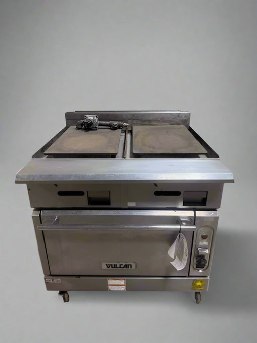 "VULCAN HD. COMMERCIAL FLAT TOP GRIDDLE/ HOT PLATE WITH CONVECTION OVEN - Bargains R Ours - #collection_name#