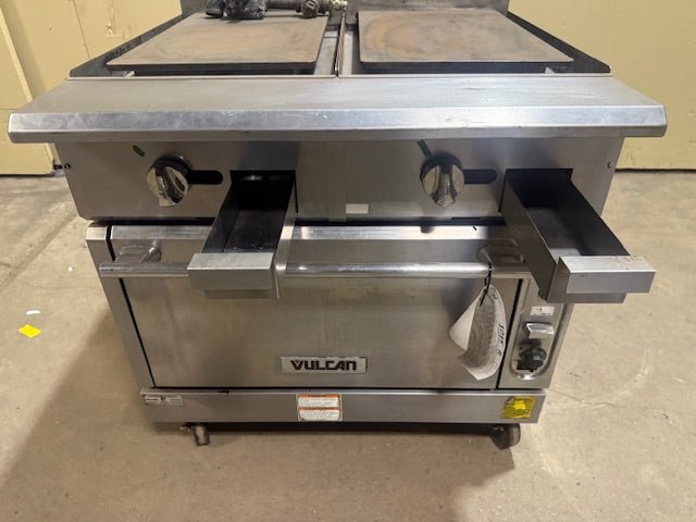 "VULCAN HD. COMMERCIAL FLAT TOP GRIDDLE/ HOT PLATE WITH CONVECTION OVEN - Bargains R Ours - #collection_name#