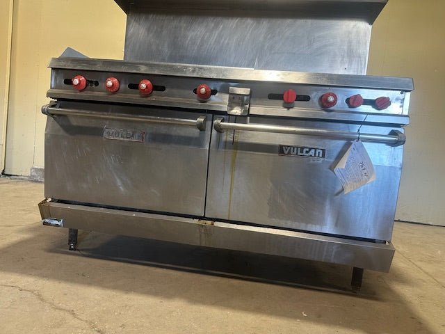 VULCAN NATURAL GAS 2 BURNER WITH OVEN AND GRIDDLE COMBINATION MODEL 60XTL - Bargains R Ours - #collection_name#