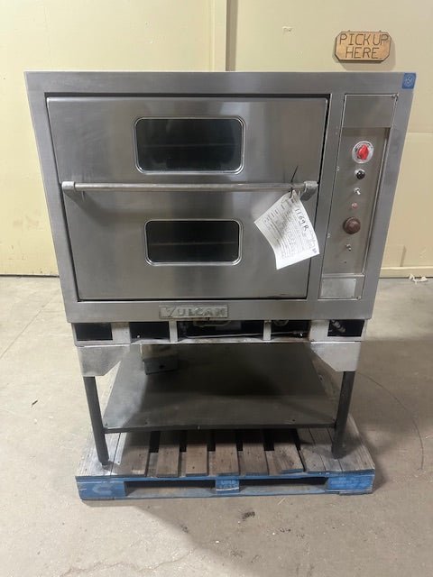 VULCAN NATURAL GAS FULL SIZE PAN CONVECTION OVEN ON STAND WITH 6 RACKS - Bargains R Ours - #collection_name#