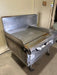 VULCAN NATURAL GAS GRIDDLE WITH SIDE AREA ON STAND WITH CASTERS MODEL M7860 - T - Bargains R Ours - #collection_name#