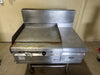 VULCAN NATURAL GAS GRIDDLE WITH SIDE AREA ON STAND WITH CASTERS MODEL M7860 - T - Bargains R Ours - #collection_name#