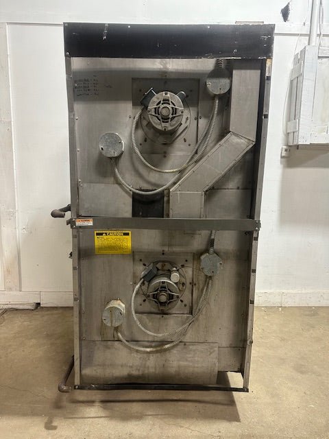 "VULCAN SG1010T" COMMERCIAL N GAS DOUBLE STACK CONVECTION OVEN WITH 4 RACKS - Second Life - Equipment - collection_name