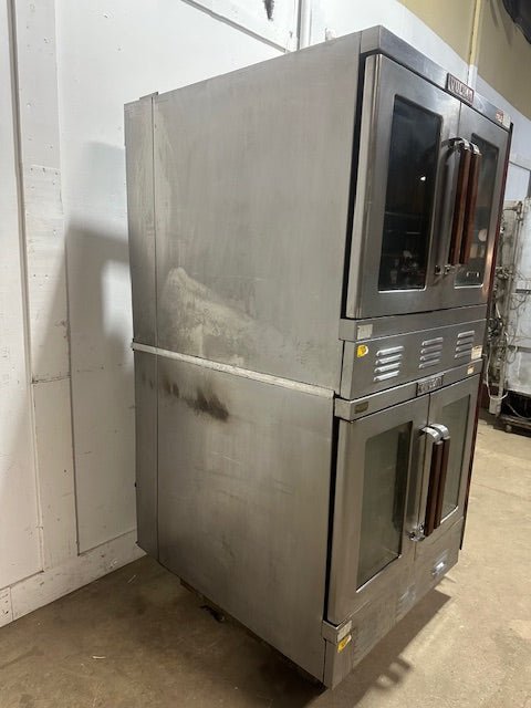 "VULCAN SG1010T" COMMERCIAL N GAS DOUBLE STACK CONVECTION OVEN WITH 4 RACKS - Second Life - Equipment - collection_name