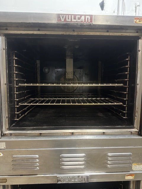 "VULCAN SG1010T" COMMERCIAL N GAS DOUBLE STACK CONVECTION OVEN WITH 4 RACKS - Second Life - Equipment - collection_name