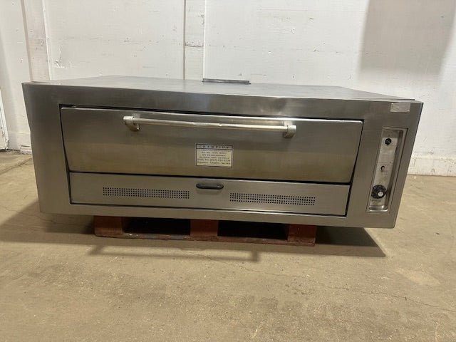 "VULCAN"H.D COMMERCIAL NATURAL GAS SINGLE STONE DECK PIZZA OVEN - Second Life - Equipment - collection_name