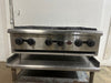 "WELLS HDHP3630G" H.D COMMERCIAL GAS HOT PLATE WITH 6 BURNERS ON CART - Second Life - Equipment - collection_name