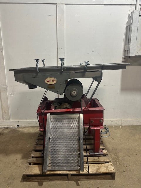 "WITTE" LINEAR VIBRATING SCREEN TWO STAGES SHAKING MACHINE 1HP, 3PH, 1720 RPM - Second Life - Equipment - collection_name