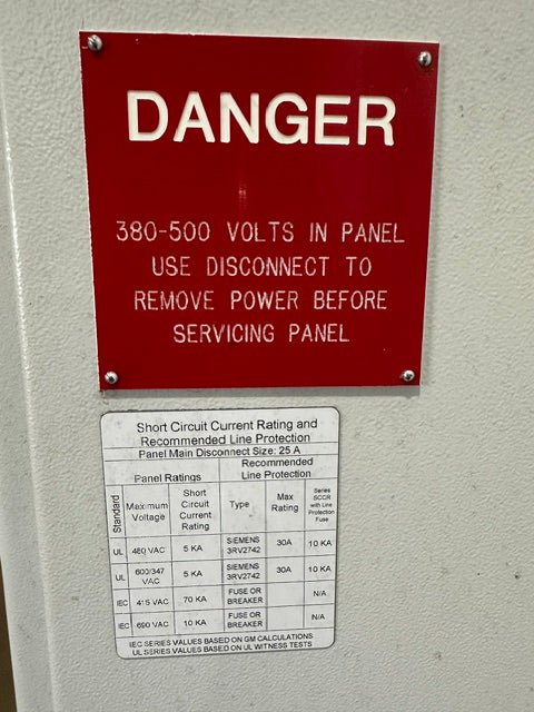 X-bar Automation electrical control drive servo panel with a E308M heat exchange - Second Life-Equipment-collection_name