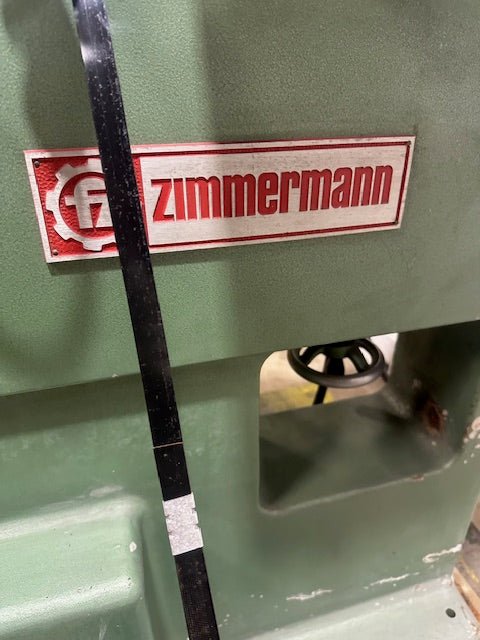 "ZIMMERMANN PS 1" H.D INDUSTRIAL BELT SANDING MACHINE/BELT SANDER 220V 3PH - Second Life - Equipment - collection_name